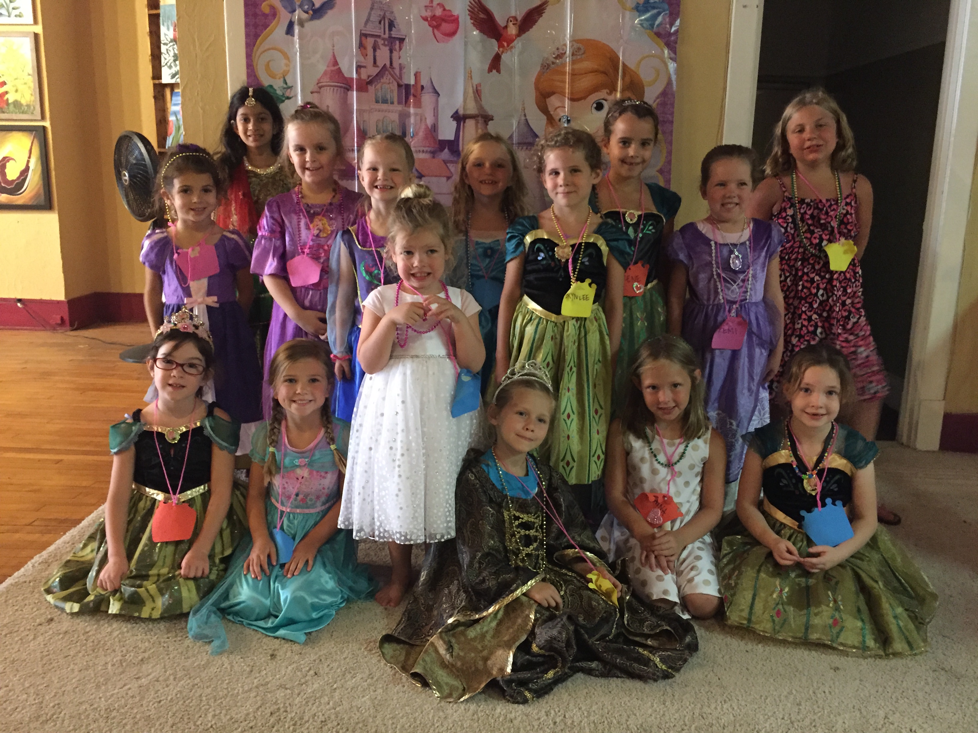 Costume dress up time for Princess Camp 2016!